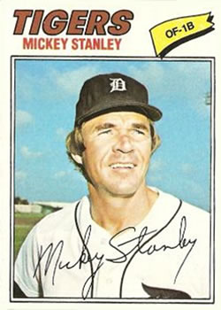 1977 Topps #533 Mickey Stanley Front