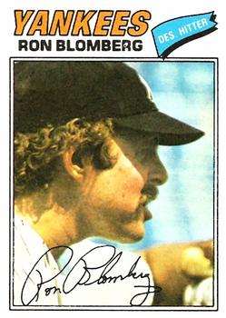 1977 Topps #543 Ron Blomberg Front