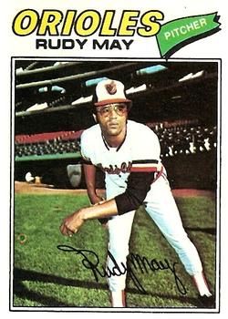 1977 Topps #56 Rudy May Front