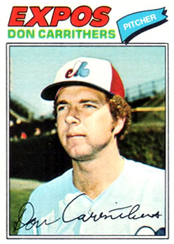 1977 Topps #579 Don Carrithers Front