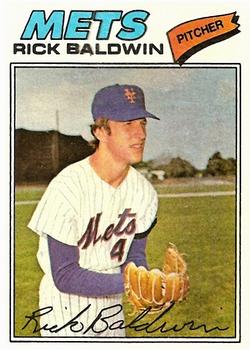 1977 Topps #587 Rick Baldwin Front