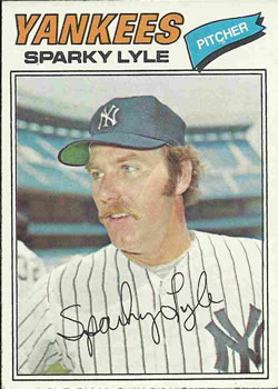 1977 Topps #598 Sparky Lyle Front