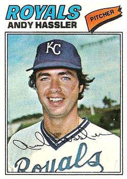 1977 Topps #602 Andy Hassler Front