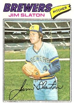 1977 Topps #604 Jim Slaton Front