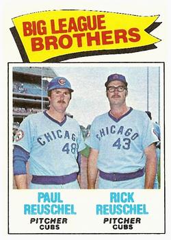 1977 Topps #634 Paul Reuschel / Rick Reuschel Front
