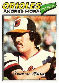 1977 Topps #646 Andres Mora Front
