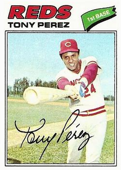1977 Topps #655 Tony Perez Front