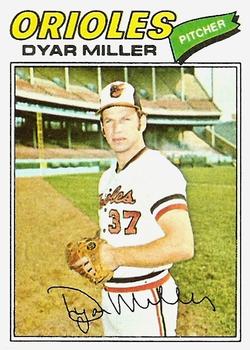 1977 Topps #77 Dyar Miller Front