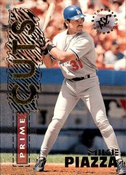 1996 Stadium Club - Prime Cuts #PC7 Mike Piazza Front