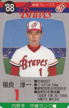 1988 Takara Hankyu Braves #1 Junichi Fukura Front