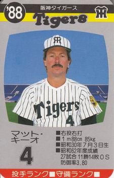 1988 Takara Hanshin Tigers #4 Matt Keough Front