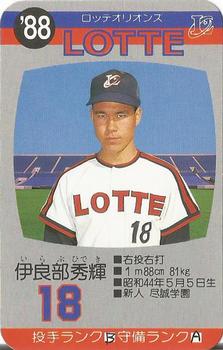 1988 Takara Lotte Orions #18 Hideki Irabu Front