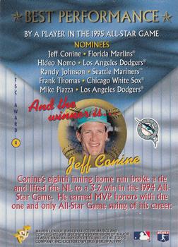 1996 Stadium Club - TSC Awards #4 Jeff Conine Back