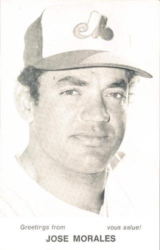 1975 Montreal Expos Postcards #NNO Jose Morales Front