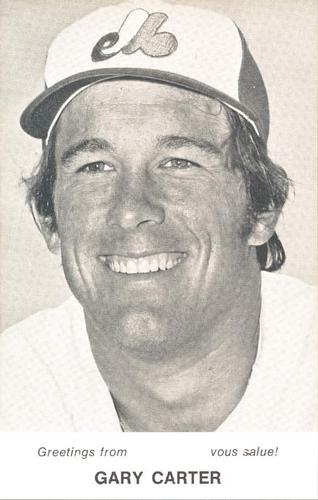 1975 Montreal Expos Postcards #NNO Gary Carter Front