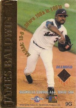 1994 Action Packed Minors -  24K Gold #9G James Baldwin Back