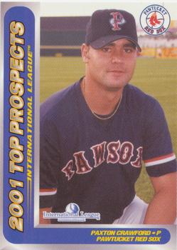 2001 Choice International League Top Prospects #05 Paxton Crawford Front