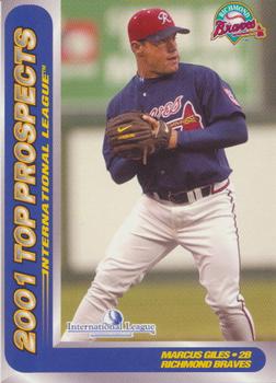 2001 Choice International League Top Prospects #11 Marcus Giles Front