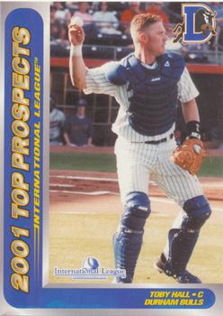 2001 Choice International League Top Prospects #13 Toby Hall Front