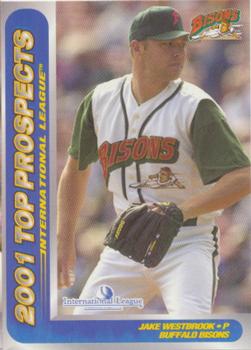 2001 Choice International League Top Prospects #28 Jake Westbrook Front