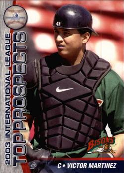 2003 Choice International League Top Prospects #19 Victor Martinez Front