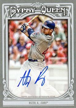 2013 Topps Gypsy Queen - Autographs #GQA-AR Anthony Rizzo Front