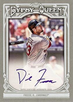 2013 Topps Gypsy Queen - Autographs #GQA-DF David Freese Front