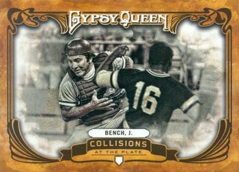 2013 Topps Gypsy Queen - Collisions At The Plate #CP-JB Johnny Bench Front