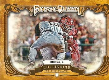 2013 Topps Gypsy Queen - Collisions At The Plate #CP-YM Yadier Molina Front