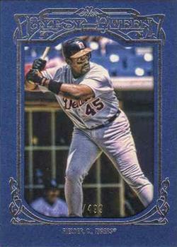 2013 Topps Gypsy Queen - Framed Blue #23 Cecil Fielder Front
