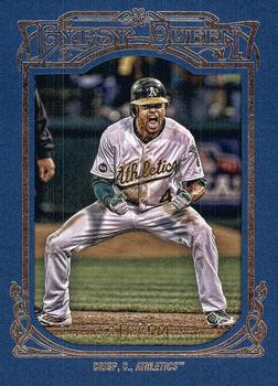 2013 Topps Gypsy Queen - Framed Blue #237 Coco Crisp Front