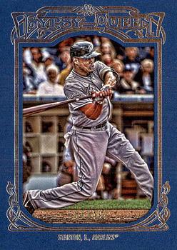 2013 Topps Gypsy Queen - Framed Blue #276 Giancarlo Stanton Front