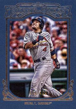 2013 Topps Gypsy Queen - Framed Blue #289 Yadier Molina Front