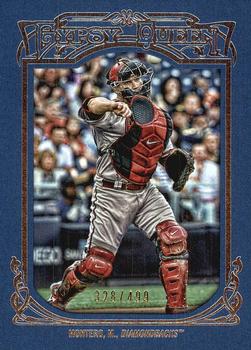 2013 Topps Gypsy Queen - Framed Blue #313 Miguel Montero Front