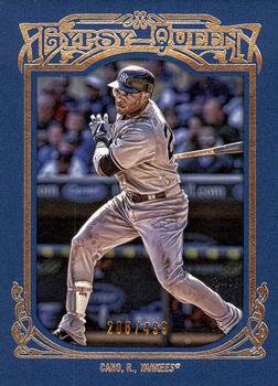 2013 Topps Gypsy Queen - Framed Blue #321 Robinson Cano Front