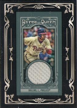 2013 Topps Gypsy Queen - Mini Relics #GQMR-JR2 Jimmy Rollins Front