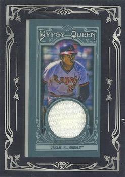 2013 Topps Gypsy Queen - Mini Relics #GQMR-RC Rod Carew Front