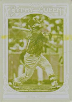 2013 Topps Gypsy Queen - Printing Plates Yellow #188 Jose Altuve Front