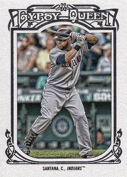 2013 Topps Gypsy Queen - Framed White #179 Carlos Santana Front