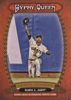 2013 Topps Gypsy Queen - Glove Stories #GS-GB Gregor Blanco Front