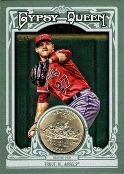 2013 Topps Gypsy Queen - Hometown Currency Coins #14 Mike Trout Front