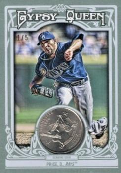 2013 Topps Gypsy Queen - Hometown Currency Coins #35 David Price Front