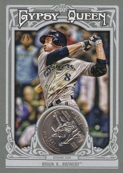 2013 Topps Gypsy Queen - Hometown Currency Coins #62 Ryan Braun Front
