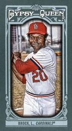 2013 Topps Gypsy Queen - Mini #82 Lou Brock Front