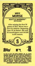 2013 Topps Gypsy Queen - Mini #282 Mike Morse Back