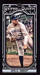2013 Topps Gypsy Queen - Mini Black #50 Babe Ruth Front