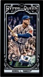 2013 Topps Gypsy Queen - Mini Black #83 Lou Gehrig Front