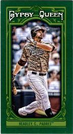 2013 Topps Gypsy Queen - Mini Green #193 Chase Headley Front