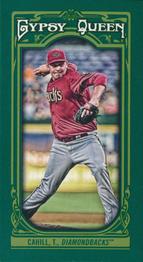 2013 Topps Gypsy Queen - Mini Green #297 Trevor Cahill Front