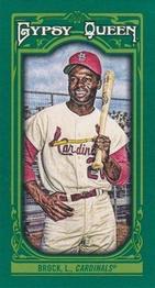 2013 Topps Gypsy Queen - Mini Green #82 Lou Brock Front